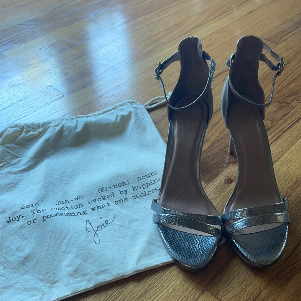 Joie Strappy Leather Heels